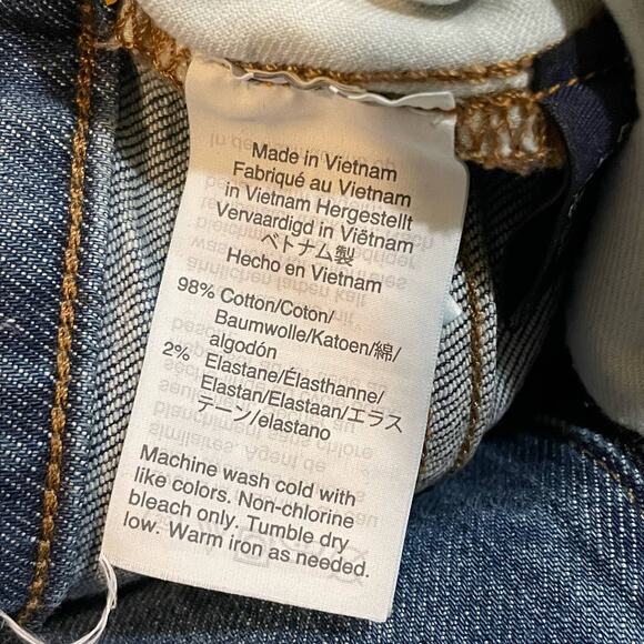 Madewell The High-Rise Slim Boy Jean - size 25 - Picture 4 of 8